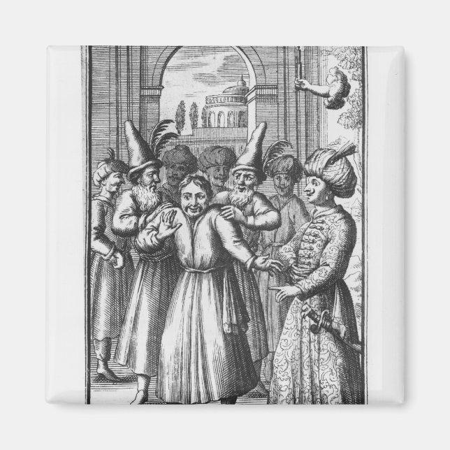 Imán Ilustracion de 'Le Bourgeois Gentilhomme' (Frente)