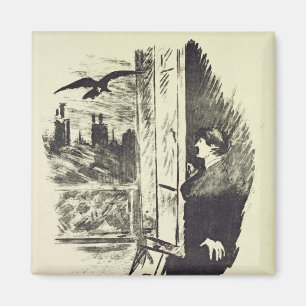 Imán Ilustracion de Manet el   para 'el Raven