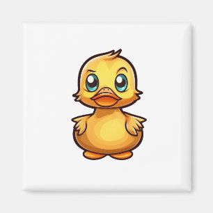Imán ilustracion de pato personalizado