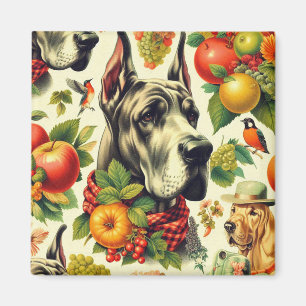 Imán Ilustracion de Perro Grande Dane