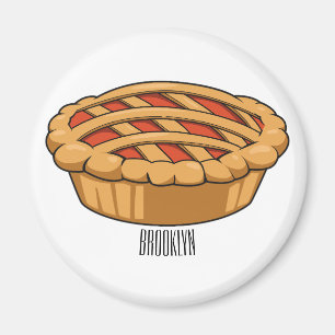 Imán Ilustracion de personalizado circular