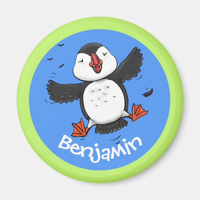 Imán Ilustracion de personalizado de ataúdes flotantes  (Frente)