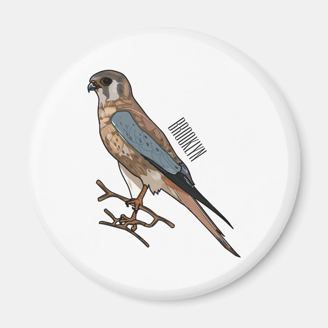Imán Ilustracion de personalizado de aves de corral de  (Frente)