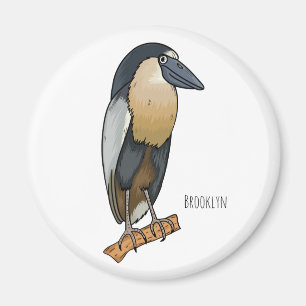 Imán Ilustracion de personalizado de aves de garza