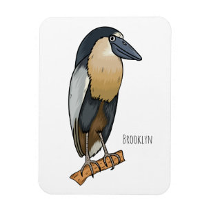 Imán Ilustracion de personalizado de aves de garza