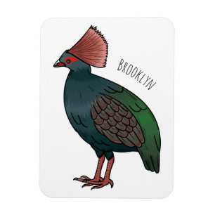 Imán Ilustracion de personalizado de aves perdigianas e