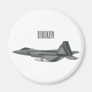 Imán Ilustracion de personalizado de aviones de combate