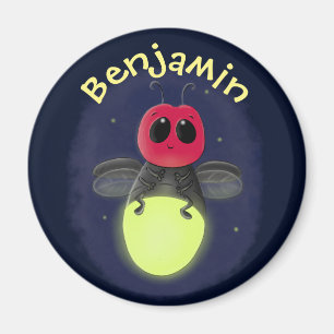Imán Ilustracion de personalizado de bichos de iluminac