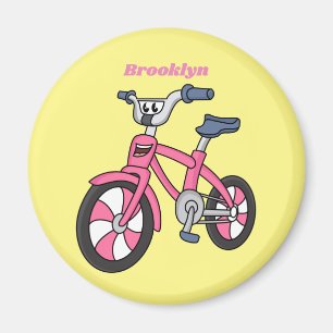 Imán Ilustracion de personalizado de bicicleta de niños