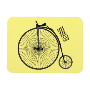 Imán Ilustracion de personalizado de bicicletas de alta