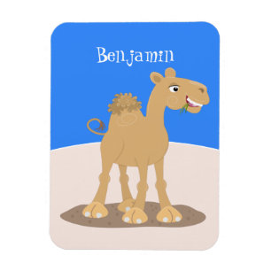 Imán Ilustracion de personalizado de camello alegre y s