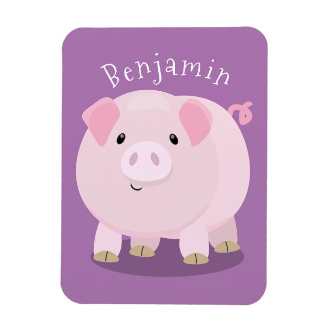 Imán Ilustracion de personalizado de costillar de cacer (Vertical)