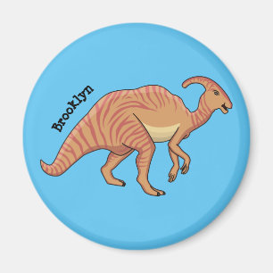 Imán Ilustracion de personalizado de dinosaurios de par