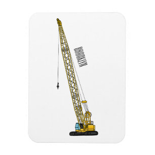 Imán Ilustracion de personalizado de excavadora Draglin