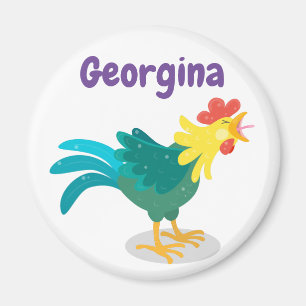 Imán Ilustracion de personalizado de gallo