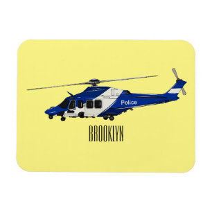 Imán Ilustracion de personalizado de helicópteros de la