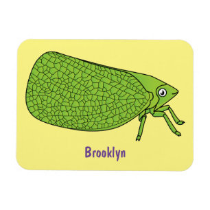 Imán Ilustracion de personalizado de insectos de hoja v