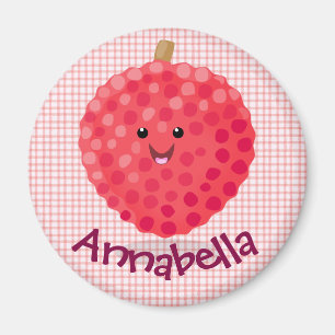 Imán Ilustracion de personalizado de linché rosado