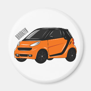 Imán Ilustracion de personalizado de micro coches
