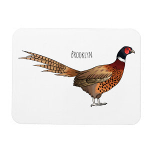 Imán Ilustracion de personalizado de pájaro de cuello a