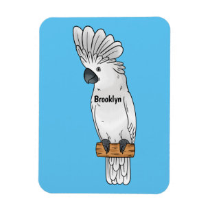 Imán Ilustracion de personalizado de pájaro de paraguas