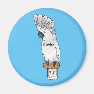 Imán Ilustracion de personalizado de pájaro de paraguas