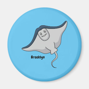 Imán Ilustracion de personalizado de pescado de Stingra