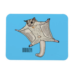 Imán Ilustracion de personalizado de planeador de azúca