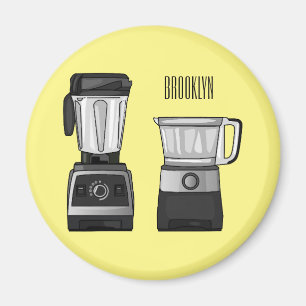 Imán Ilustracion de personalizado de procesador y mezcl