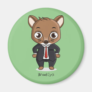 Imán Ilustracion de personalizado de rata