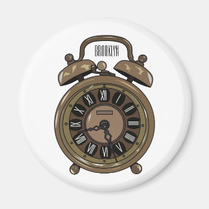 Imán Ilustracion de personalizado de reloj de alarma