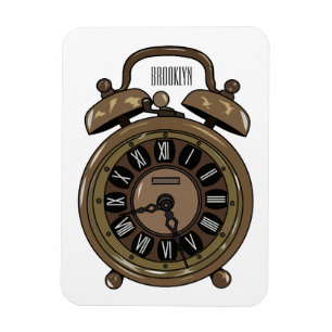 Imán Ilustracion de personalizado de reloj de alarma