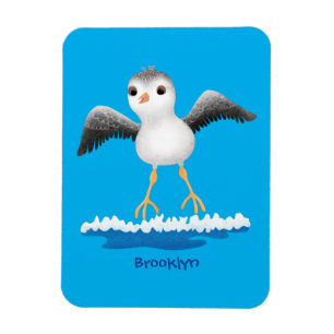 Imán Ilustracion de personalizado de sandpier de bebé