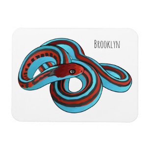 Imán Ilustracion de personalizado de serpiente de San F