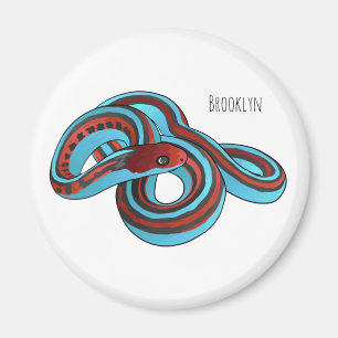 Imán Ilustracion de personalizado de serpiente de San F