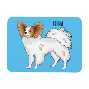 Imán Ilustracion de personalizado papillon