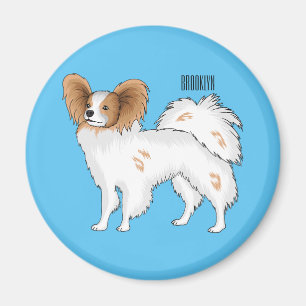 Imán Ilustracion de personalizado papillon
