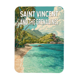 Imán Ilustración de San Vicente y las Granadinas