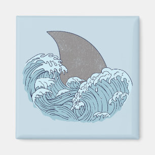 Imán Ilustracion de tiburón