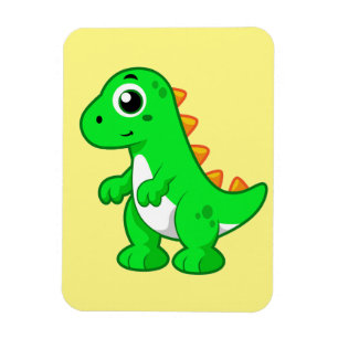 Imán Ilustracion De Tirano Rex.