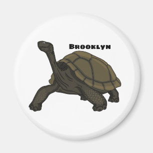 Imán Ilustracion de tortugas terrestres de Galápagos