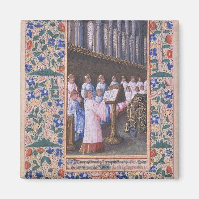 Imán Ilustracion de un funeral (Frente)