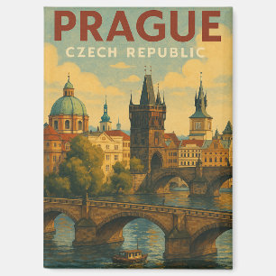 Imán Ilustracion de Viajes de la República Checa