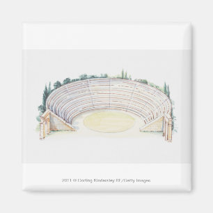 Imán Ilustracion del amphitheatre romano