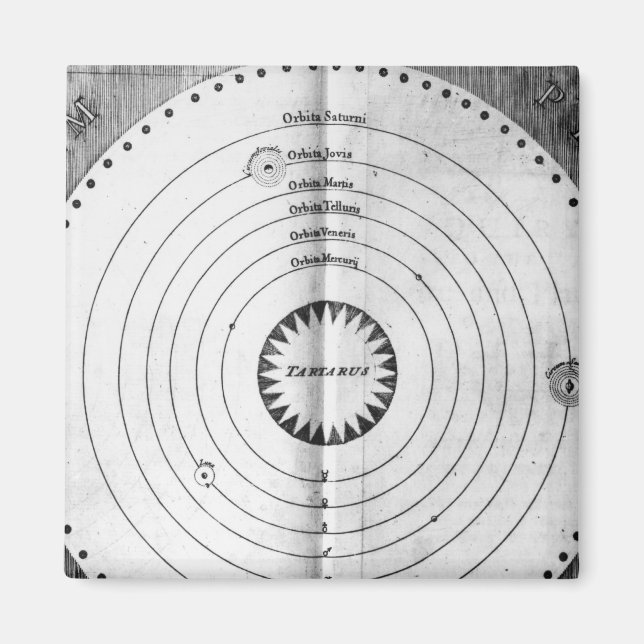 Imán Ilustracion del Cosmos (Frente)