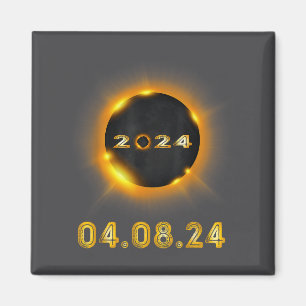 Imán Ilustración del eclipse solar 04 08 24