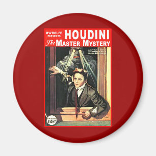 Imán Ilustracion del estilo de Harry Houdini Pulp