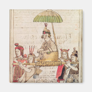Imán Ilustracion del inca de Huascar