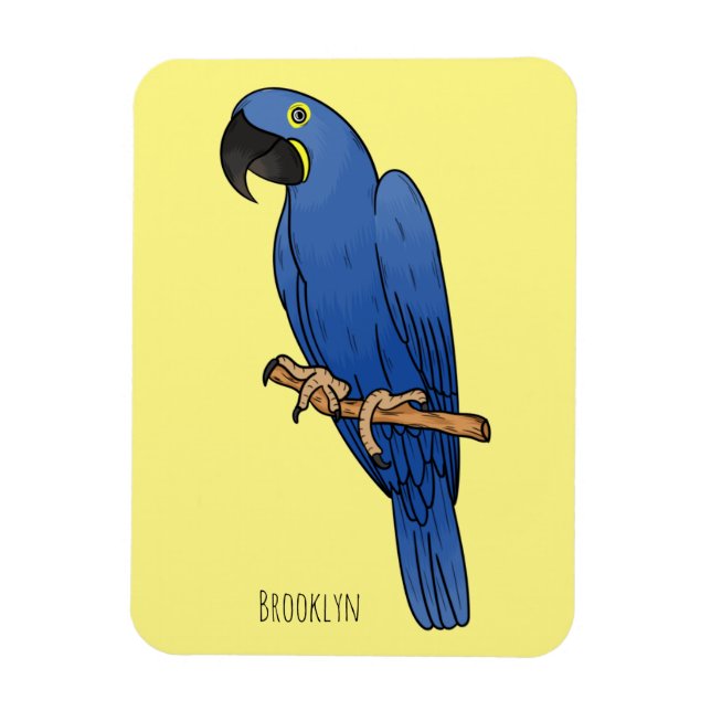 Imán Ilustracion del personalizado de Hyacinth (Vertical)