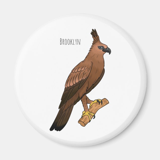 Imán Ilustracion del personalizado de las aves de Javan (Frente)